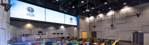 Technology Supports Worship at a New Youth Building